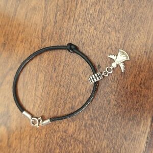 Sterling silver guardian angel bracelet